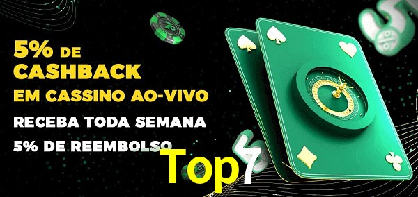 Promoções do cassino ao Vivo Top7